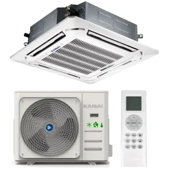 Klimatyzator Kaisai kasetonowy typu Super Slim z nawiewem obwodowym 14,1kW KCD-48HRG32X / KOE30U-48HFN32X