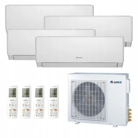 Klimatyzacja Gree MULTISPLIT 4x2,7kw Pular PRO White