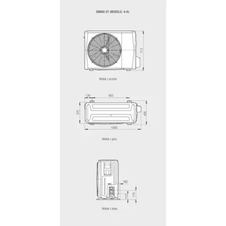 Pompa ciepła FERROLI 8KW CWU 190L ALL IN ONE 0XHT8SWA