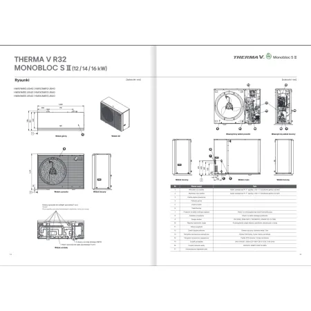 Pompa ciepła LG 16kW 3F Monobloc S II - HM163MRS.UB40