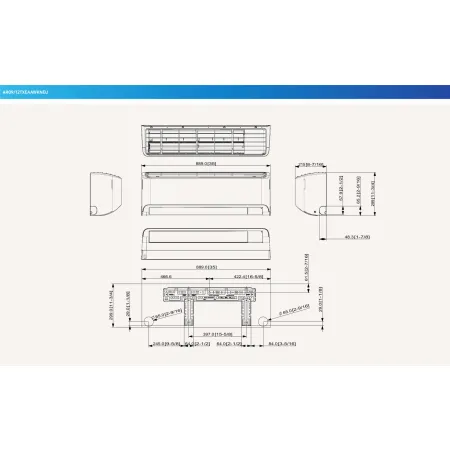 Klimatyzator ścienny Samsung Wind-Free Avant AR12TXEAAWKNEU / AR12TXEAAWKXEU - 3,5kW